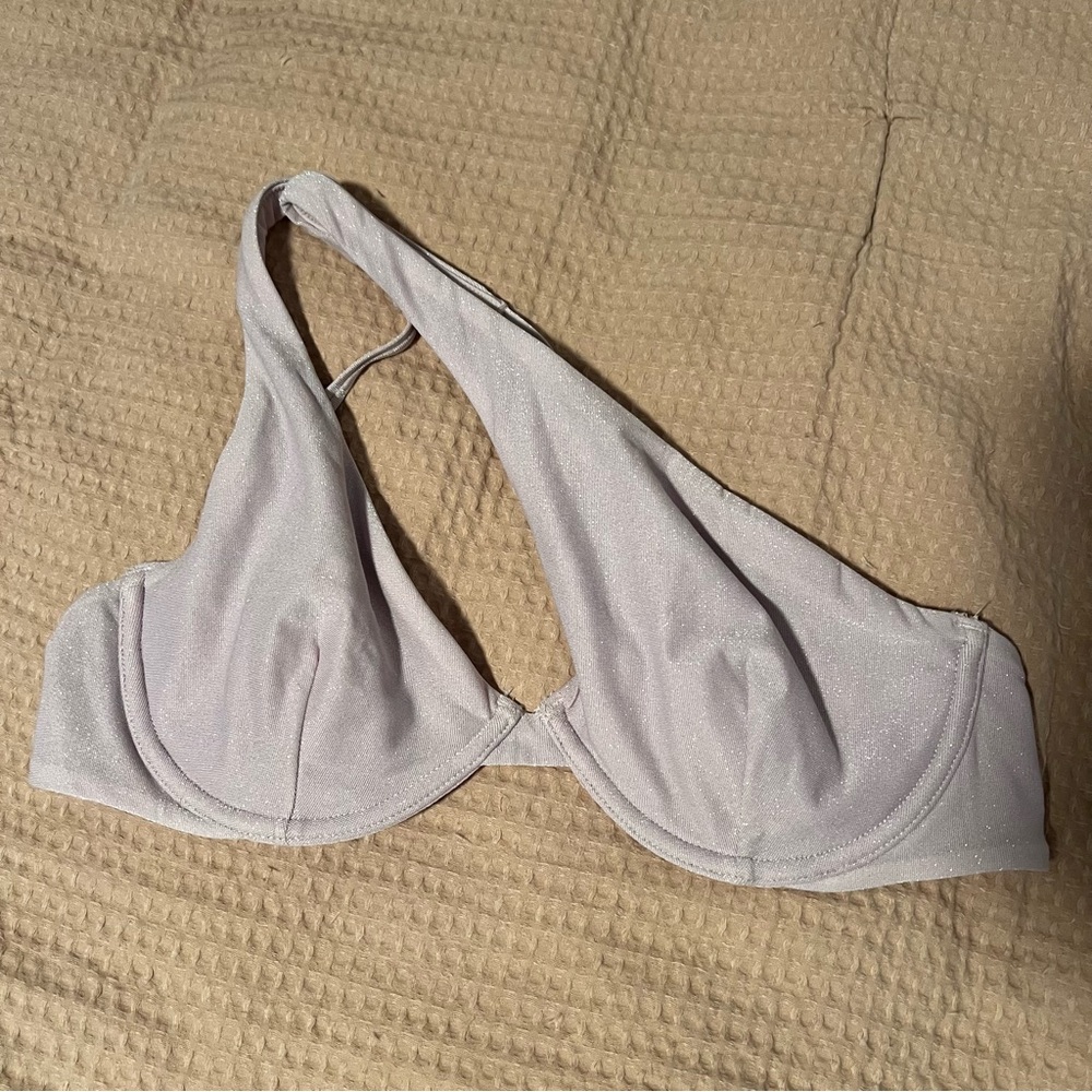 abercrombie and fitch one shoulder bikini top M